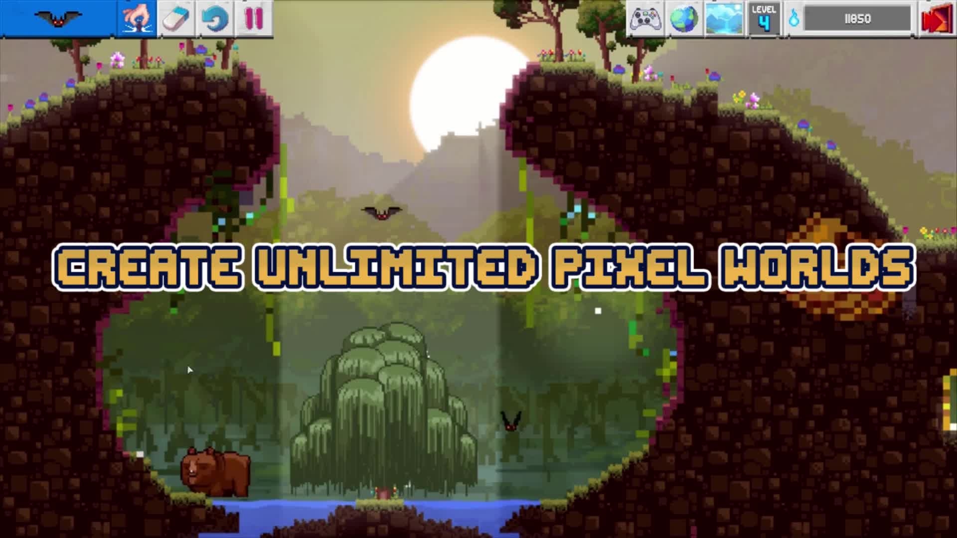 The Sandbox Evolution - Craft a 2D Pixel Universe! Trailer