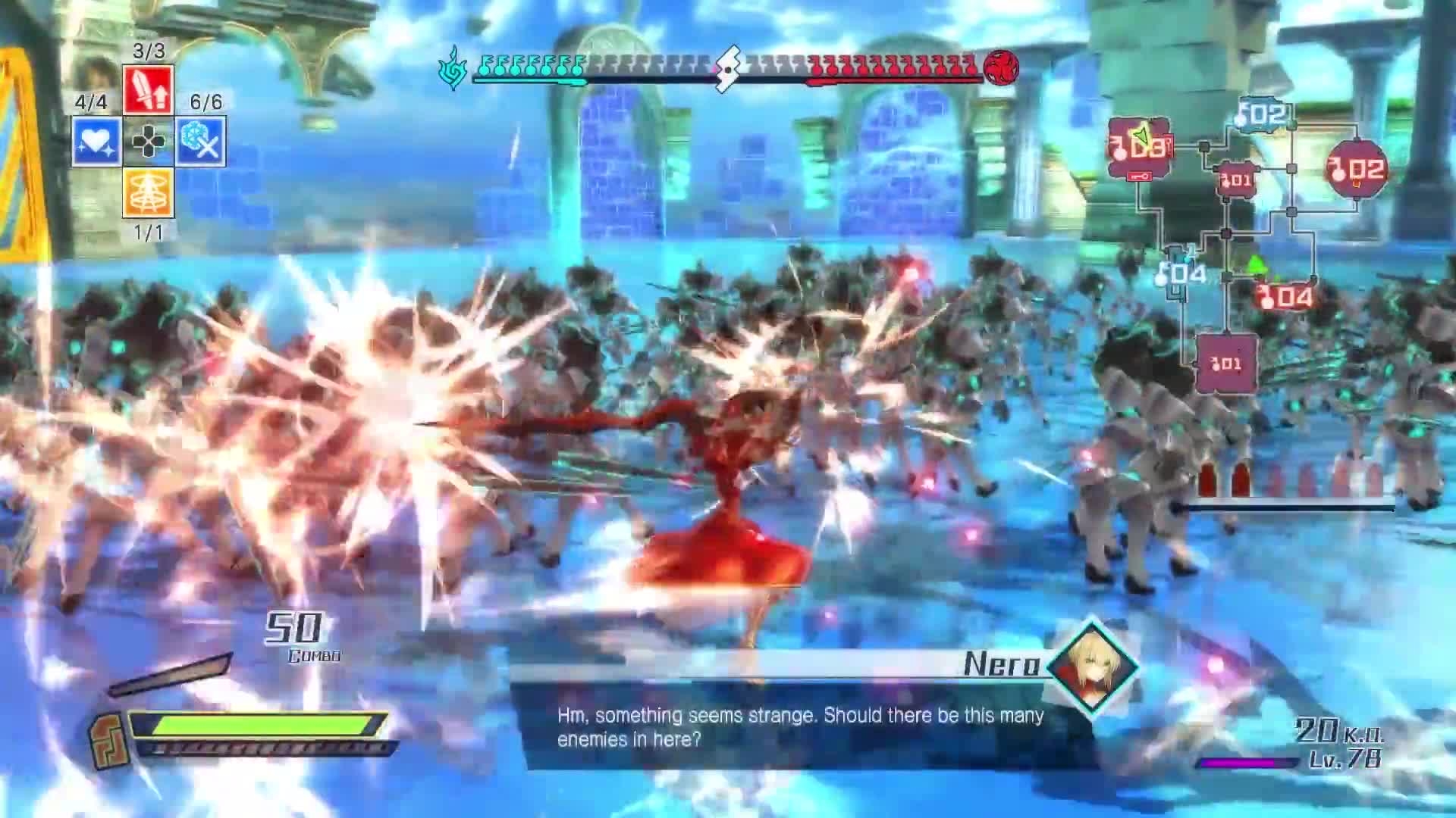 Fate/EXTELLA Gameplay Trailer