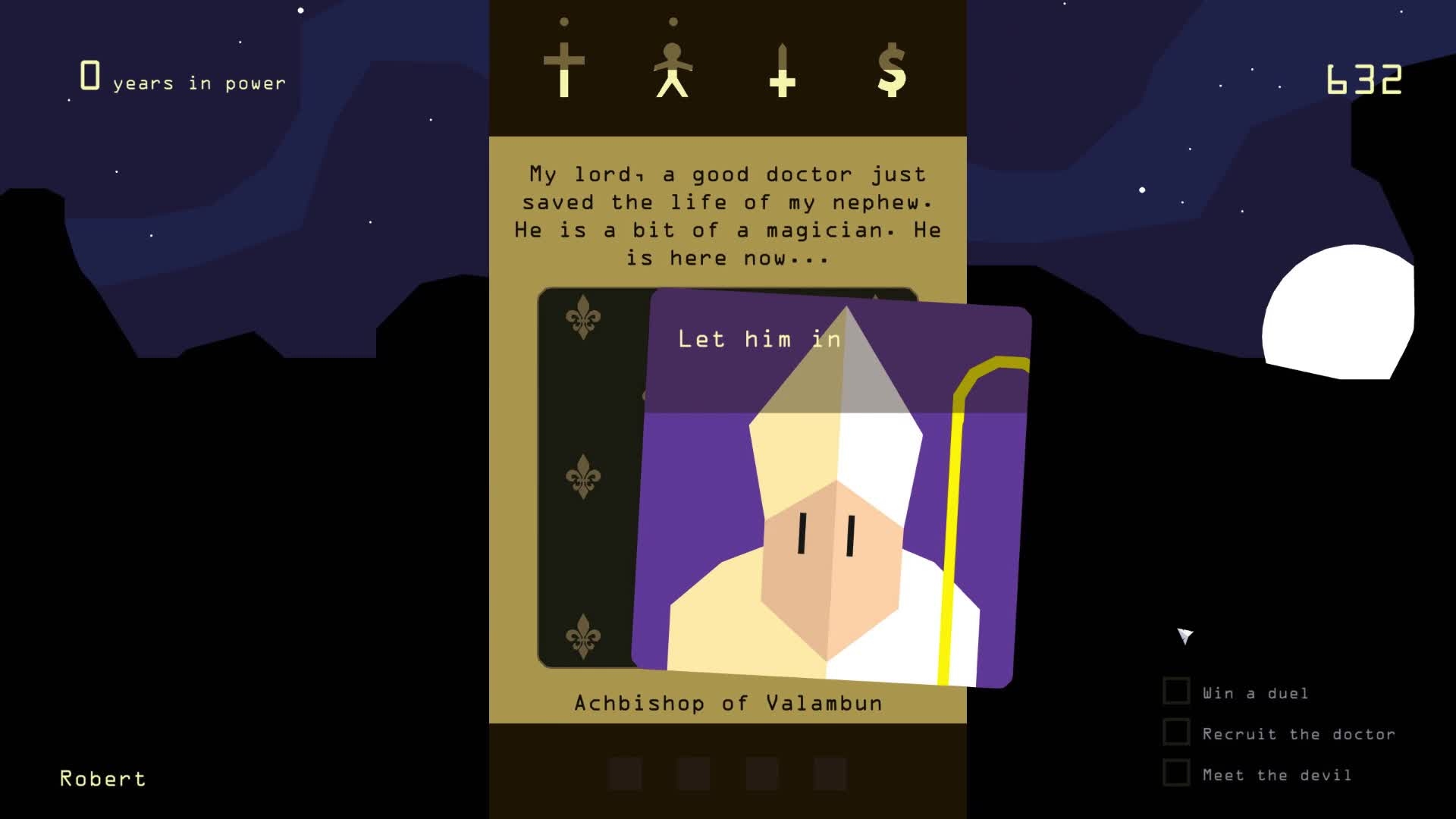 Reigns Gameplay