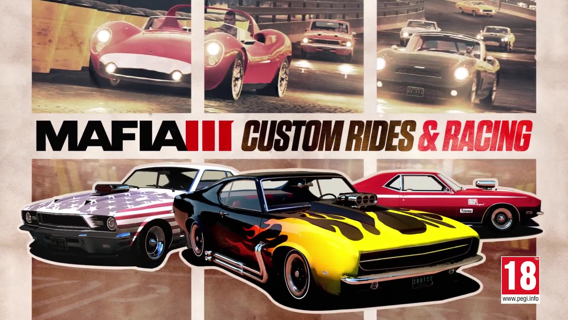 Mafia III Mafia III - Free DLC Custom Rides and Races - PEGI