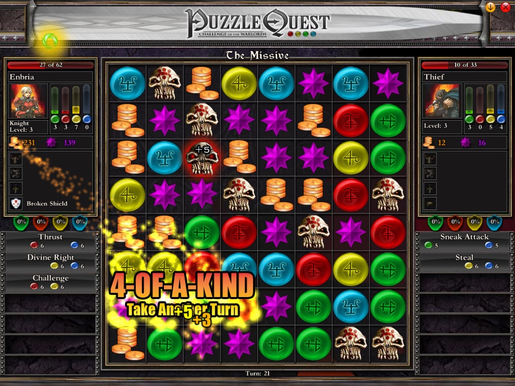 Puzzle Quest: Challenge of the Warlords Screenshot 7