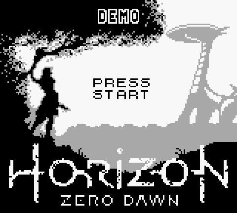 Horizon Zero Dawn - Game Boy Classic - DEMO Screenshot 2