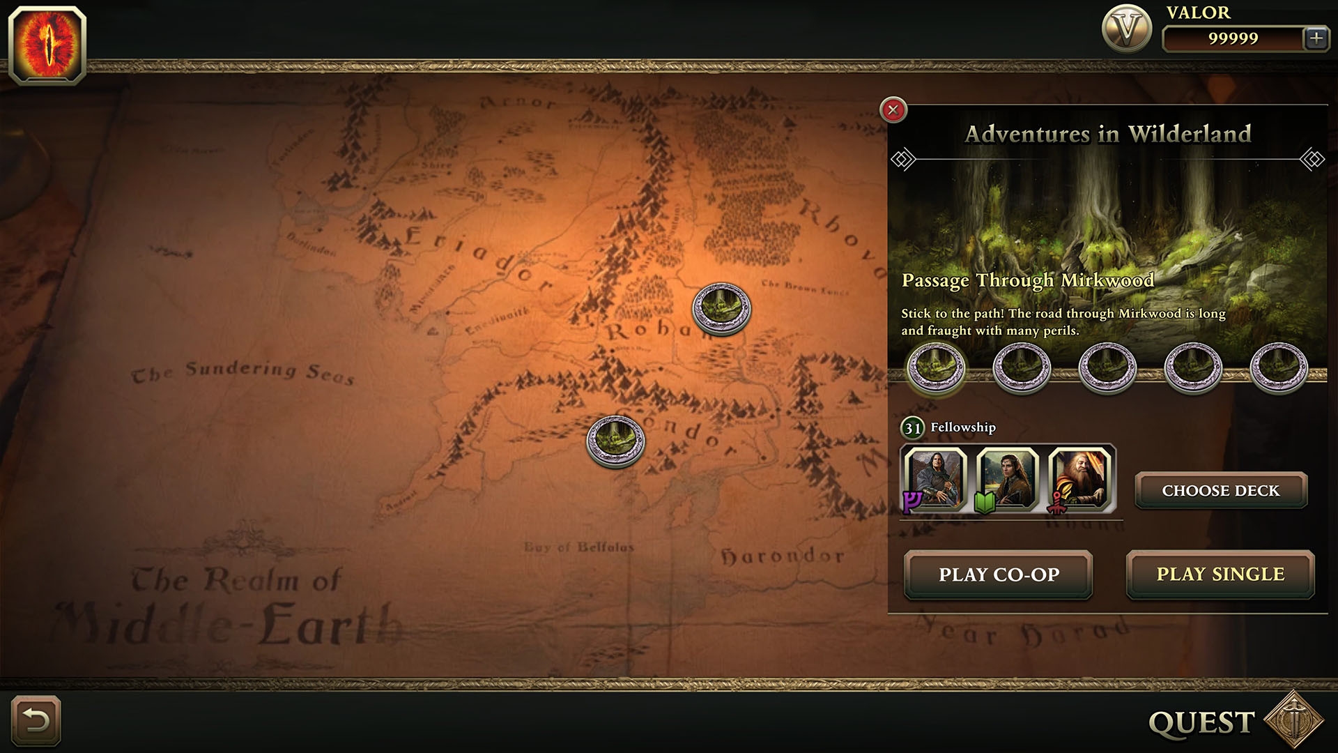 The Lord of the Rings Living Card Game Screenshot 3
