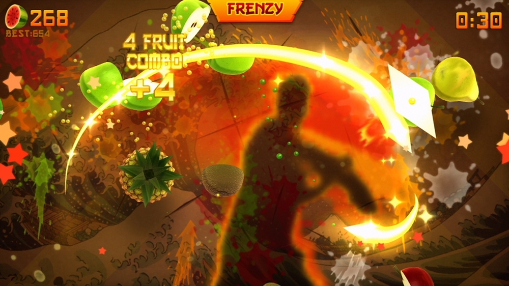 Fruit Ninja Kinect Screenshot 2