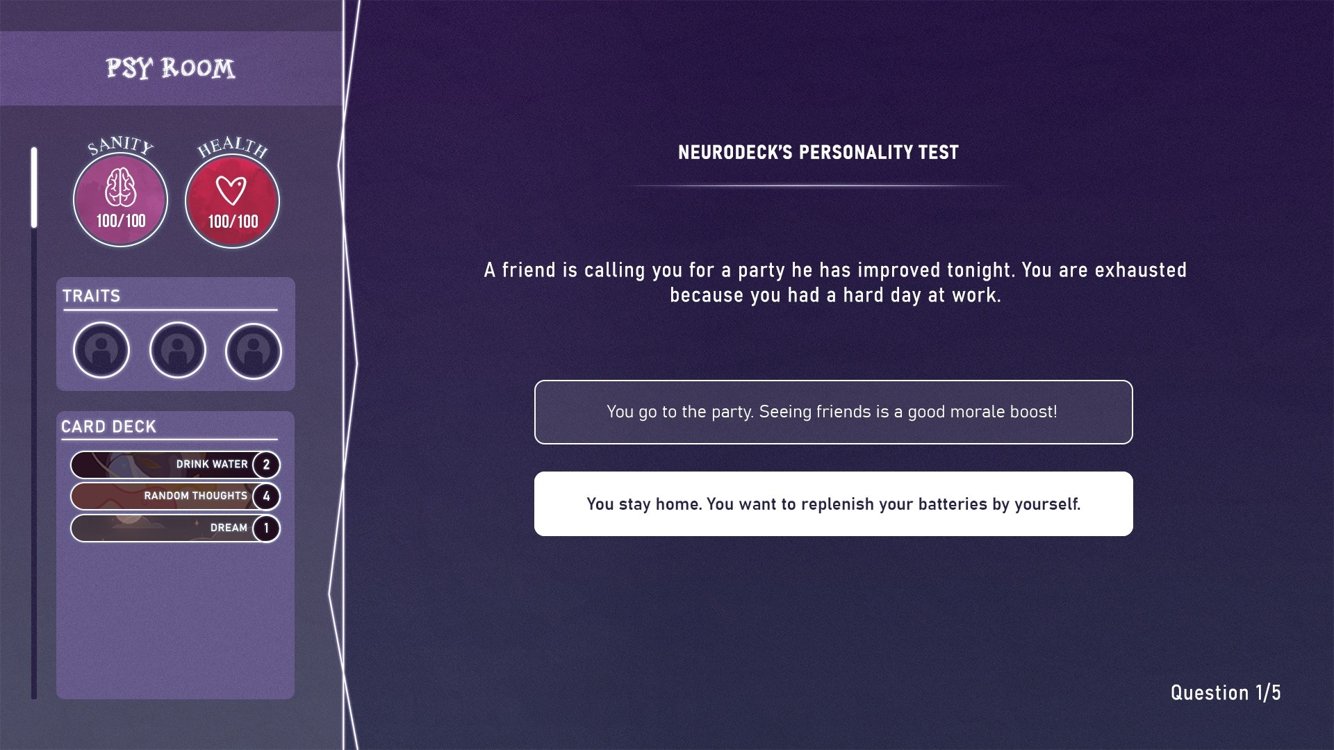 Neurodeck: Psychological Deckbuilder Screenshot 7