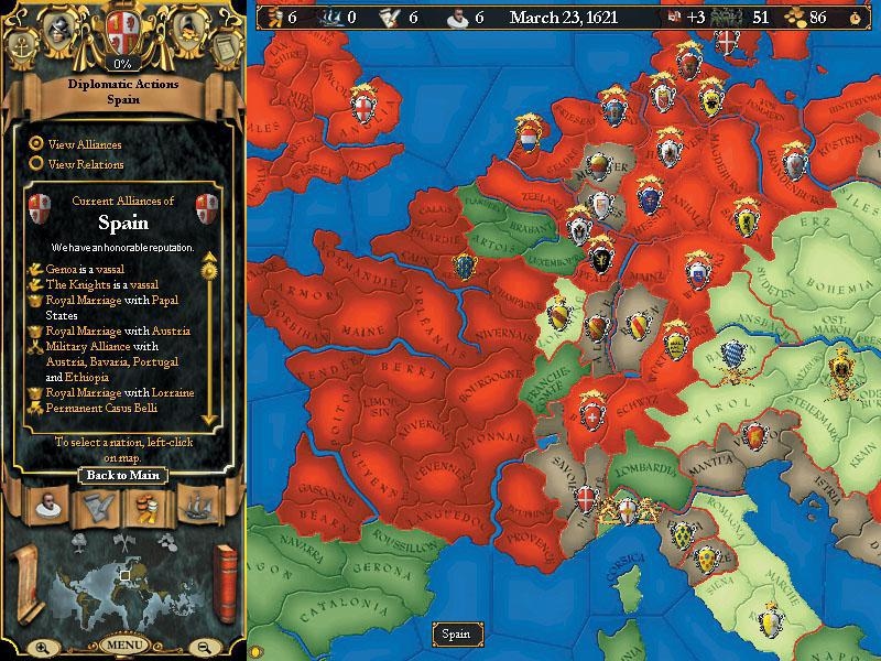 Europa Universalis II Screenshot 4