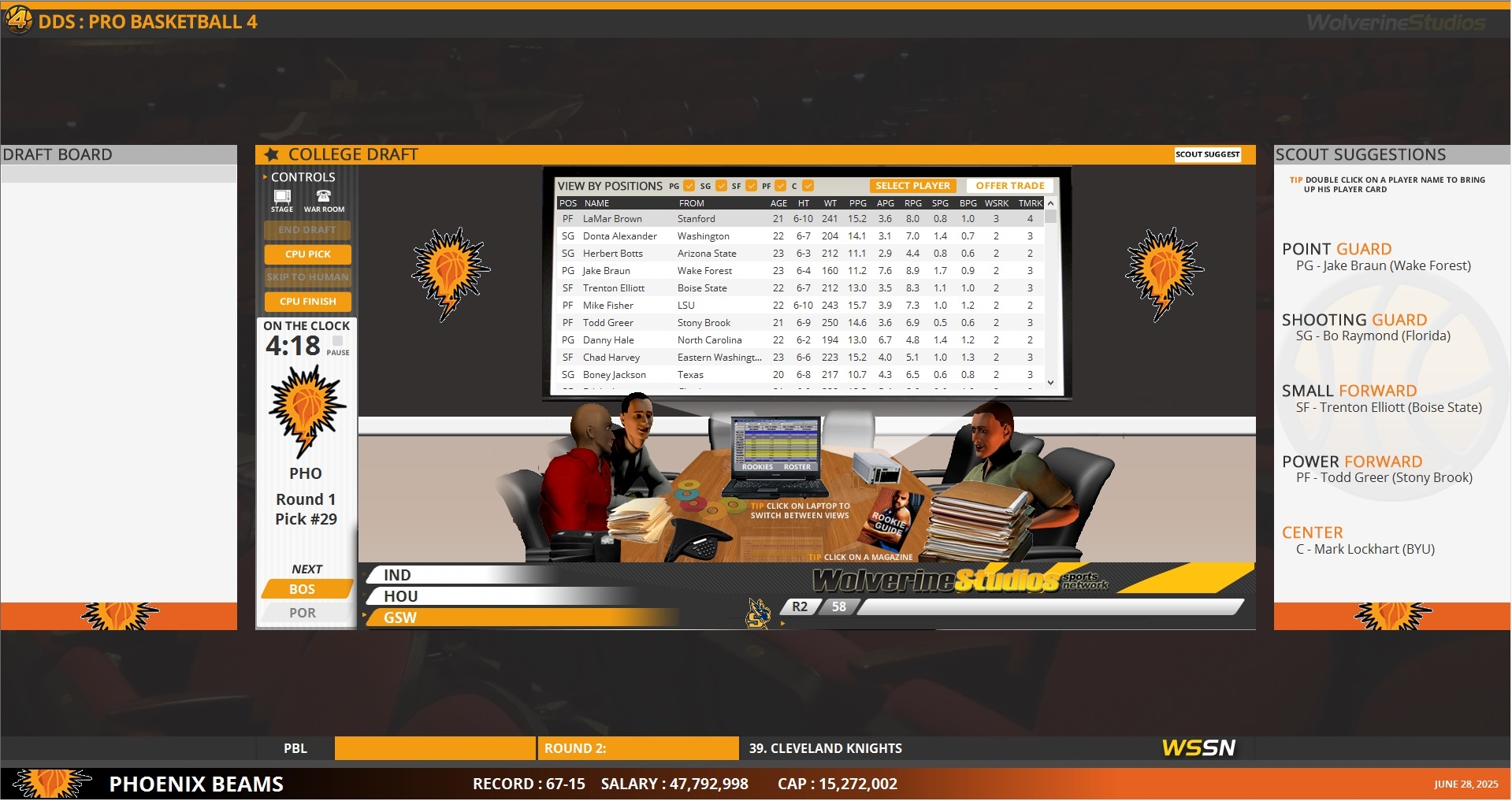 Draft Day Sports Pro Basketball 4 Screenshot 6