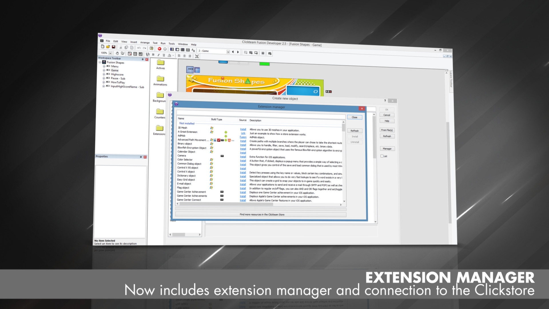 Clickteam Fusion 2.5 Screenshot 4
