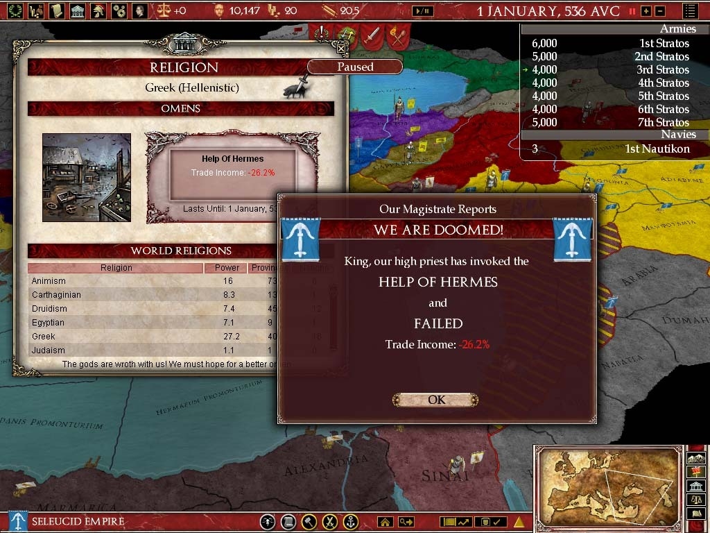 Europa Universalis: Rome - Gold Edition Screenshot 6