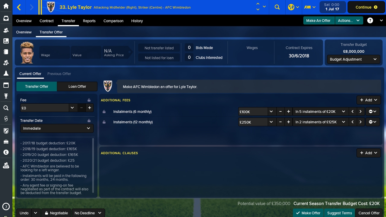 Football Manager Touch 2018 Screenshot 5