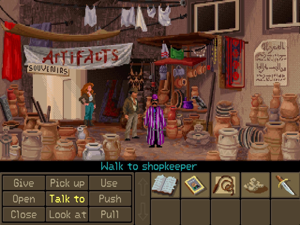 Indiana Jones and the Fate of Atlantis: The Graphic Adventure Screenshot 5