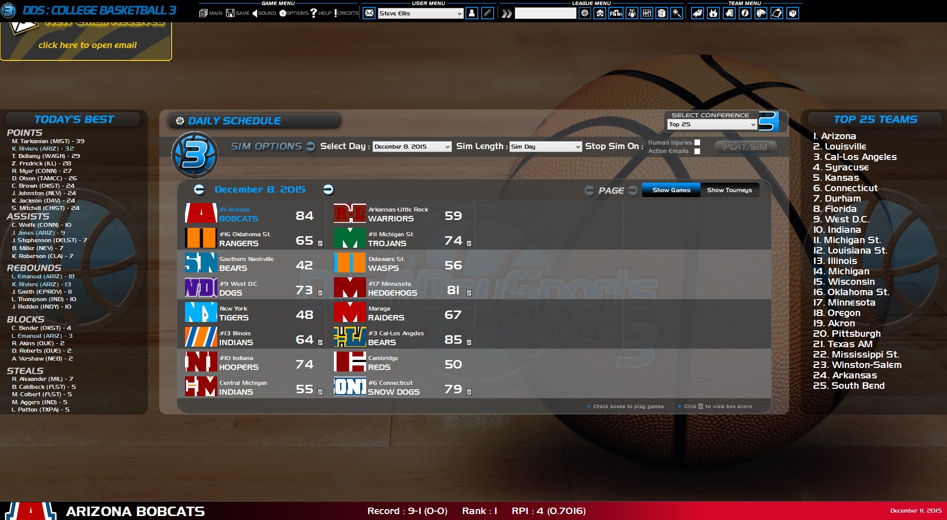 Draft Day Sports College Basketball 3 Screenshot 7