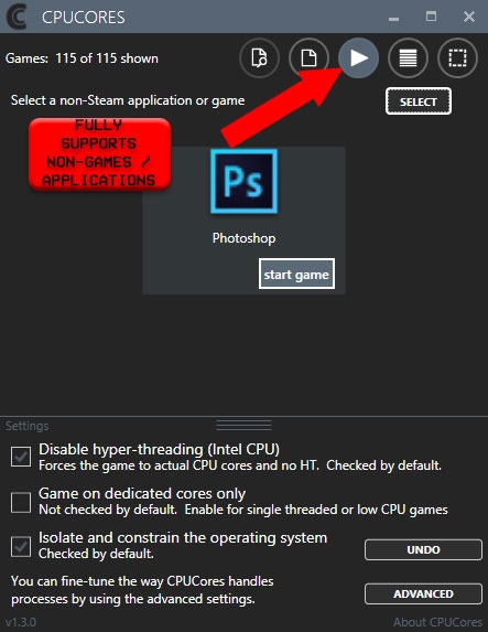 CPUCores :: Maximize Your FPS Screenshot 7