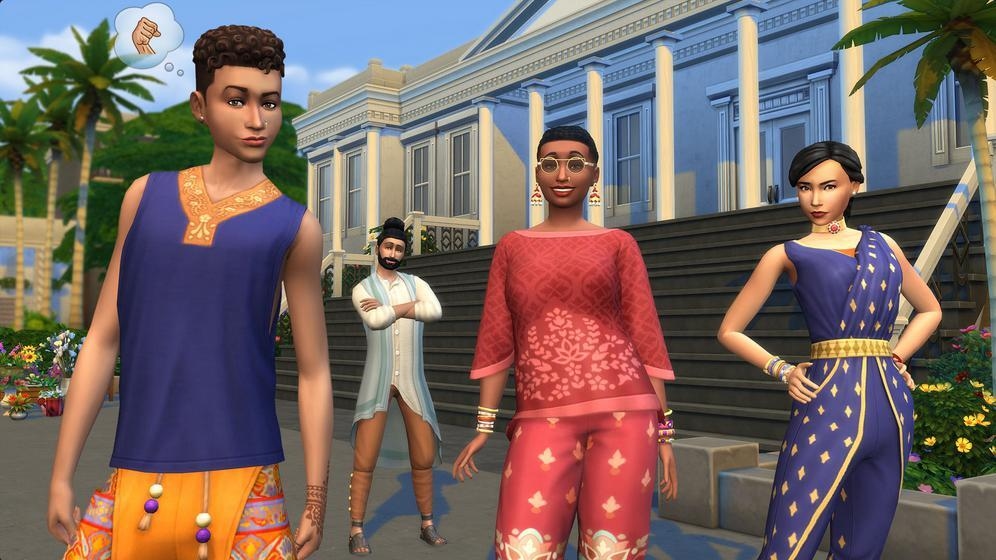 The Sims 4 Fashion Street Kit Screenshot 2