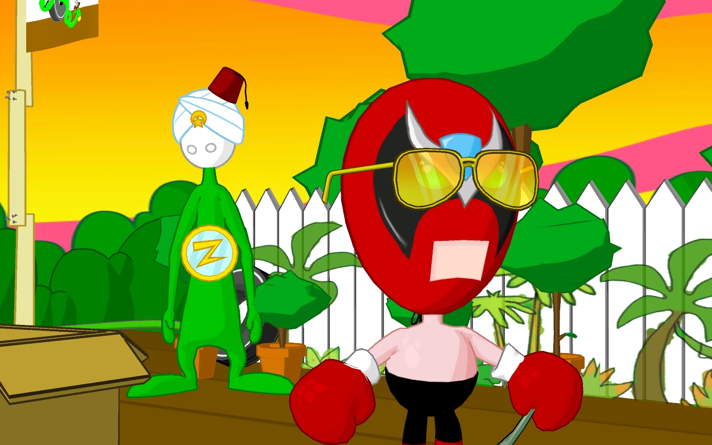 Strong Bad's Cool Game for Attractive People: Episode 4 - Dangeresque 3: The Criminal Projective Screenshot 2