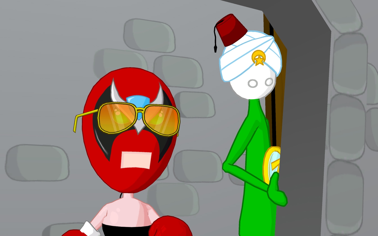 Strong Bad's Cool Game for Attractive People: Episode 4 - Dangeresque 3: The Criminal Projective Screenshot 6