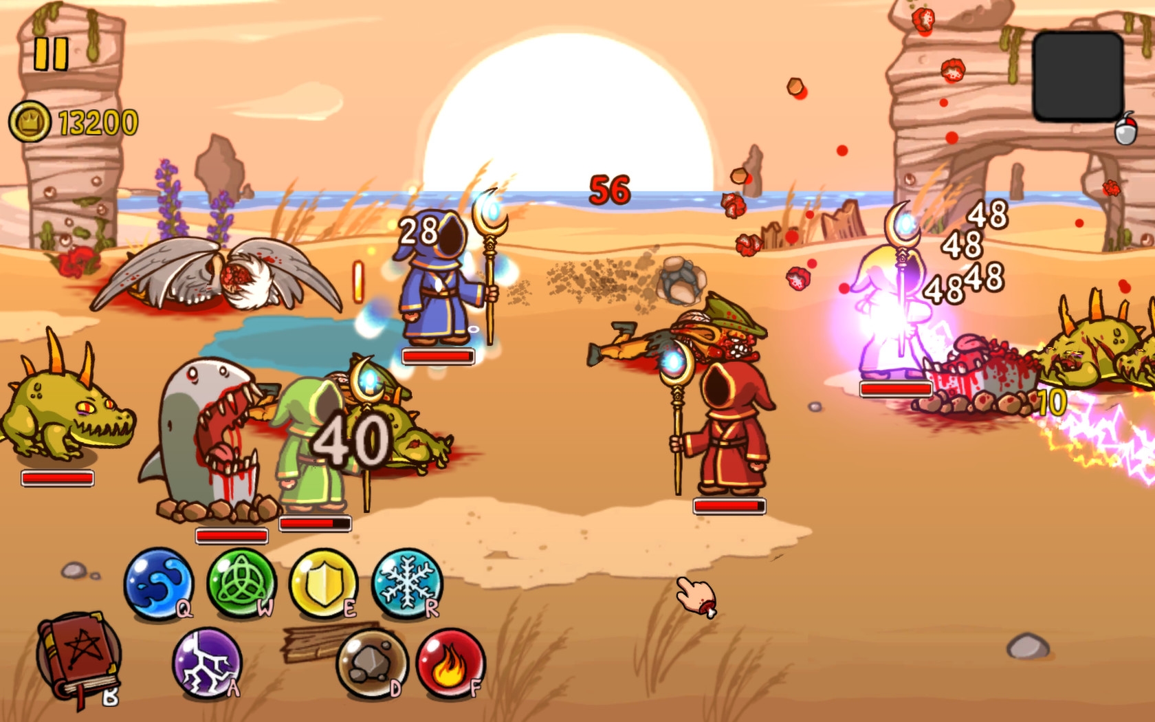 Magicka: Wizards of the Square Tablet Screenshot 2
