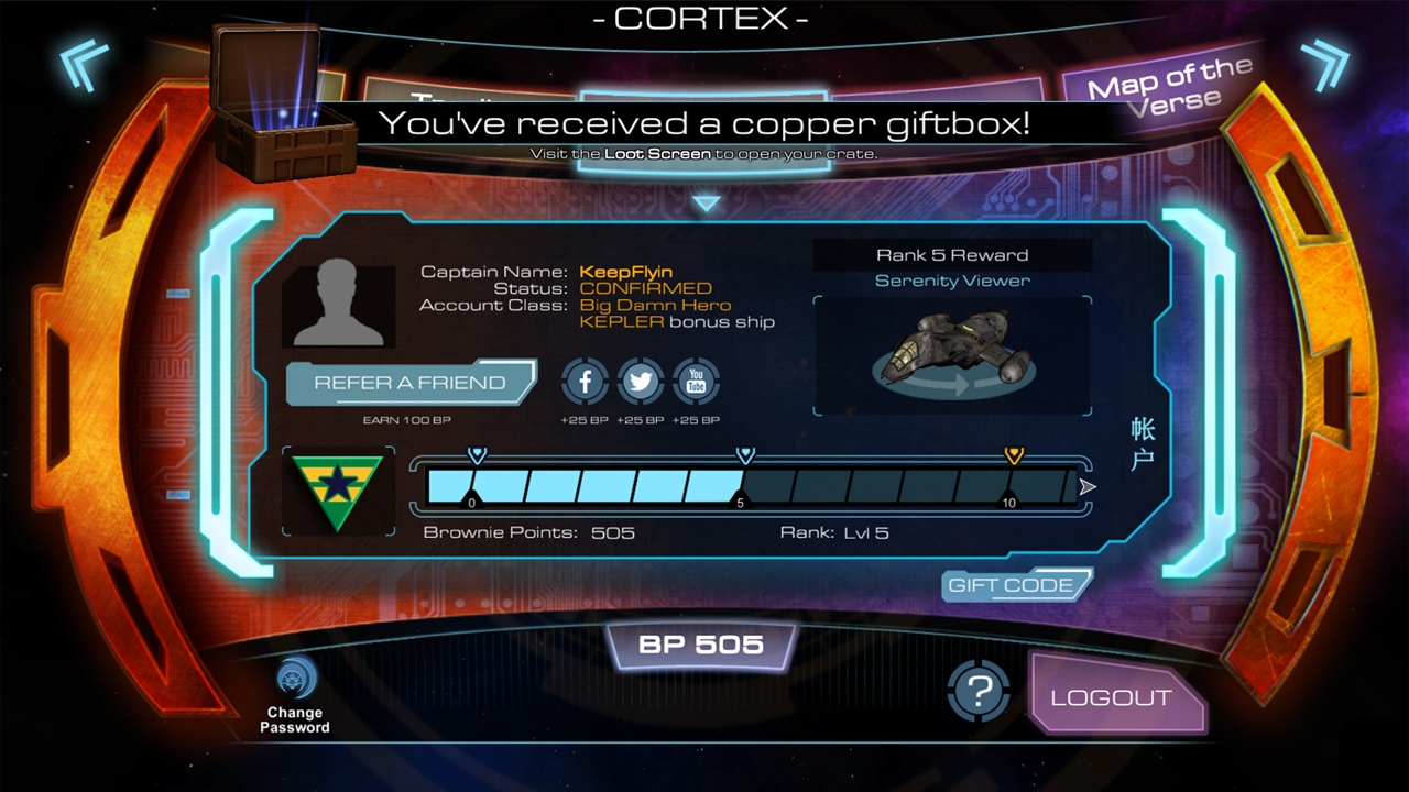 Firefly Online Cortex Screenshot 2