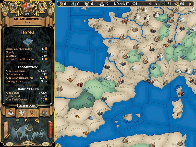 Europa Universalis II Screenshot 3