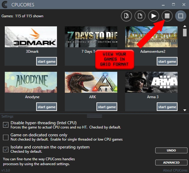 CPUCores :: Maximize Your FPS Screenshot 4