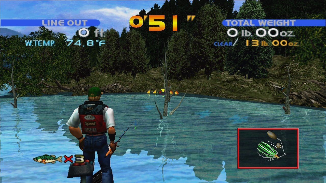 SEGA Bass Fishing Screenshot 3