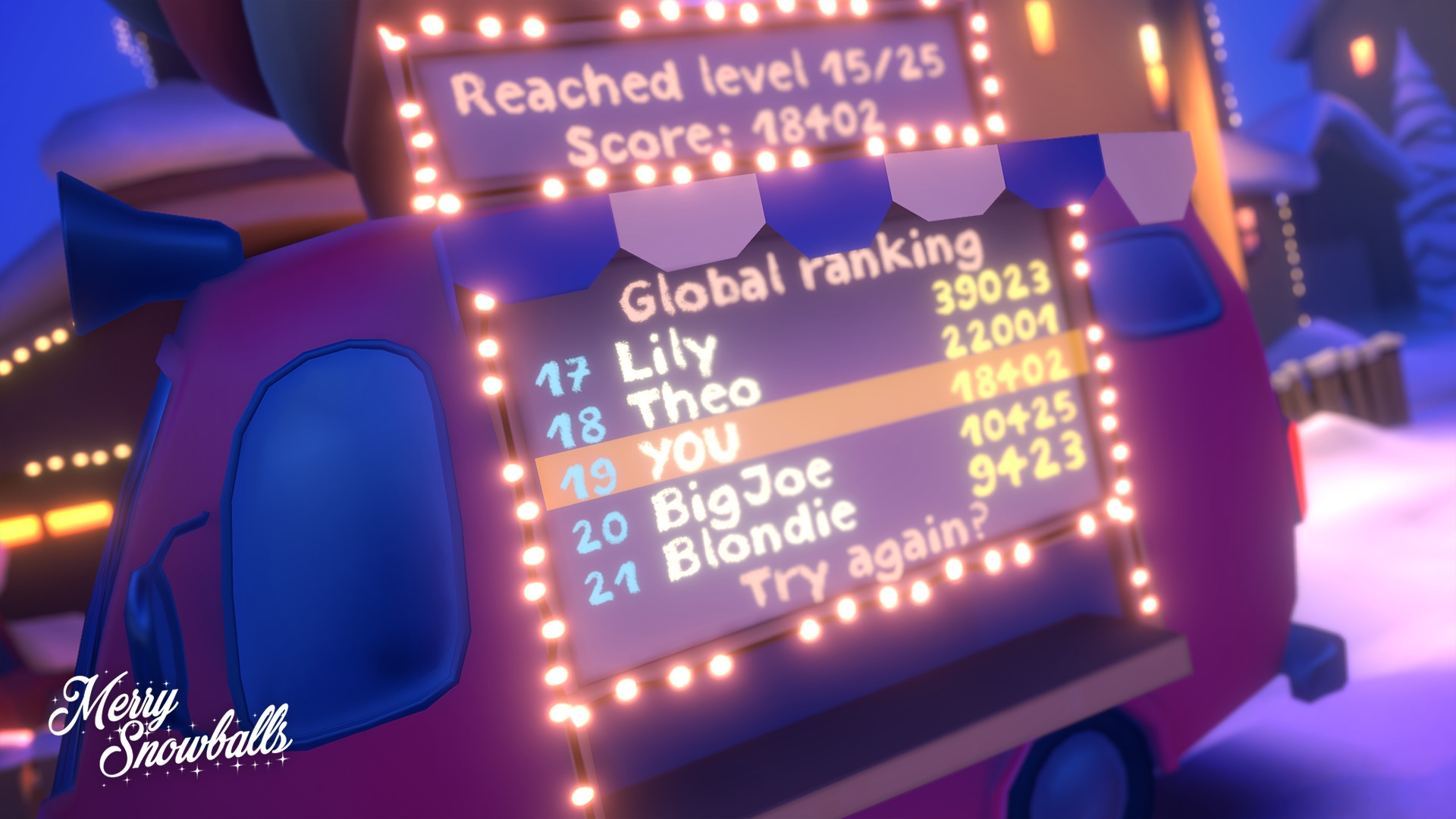 Merry Snowballs Screenshot 4