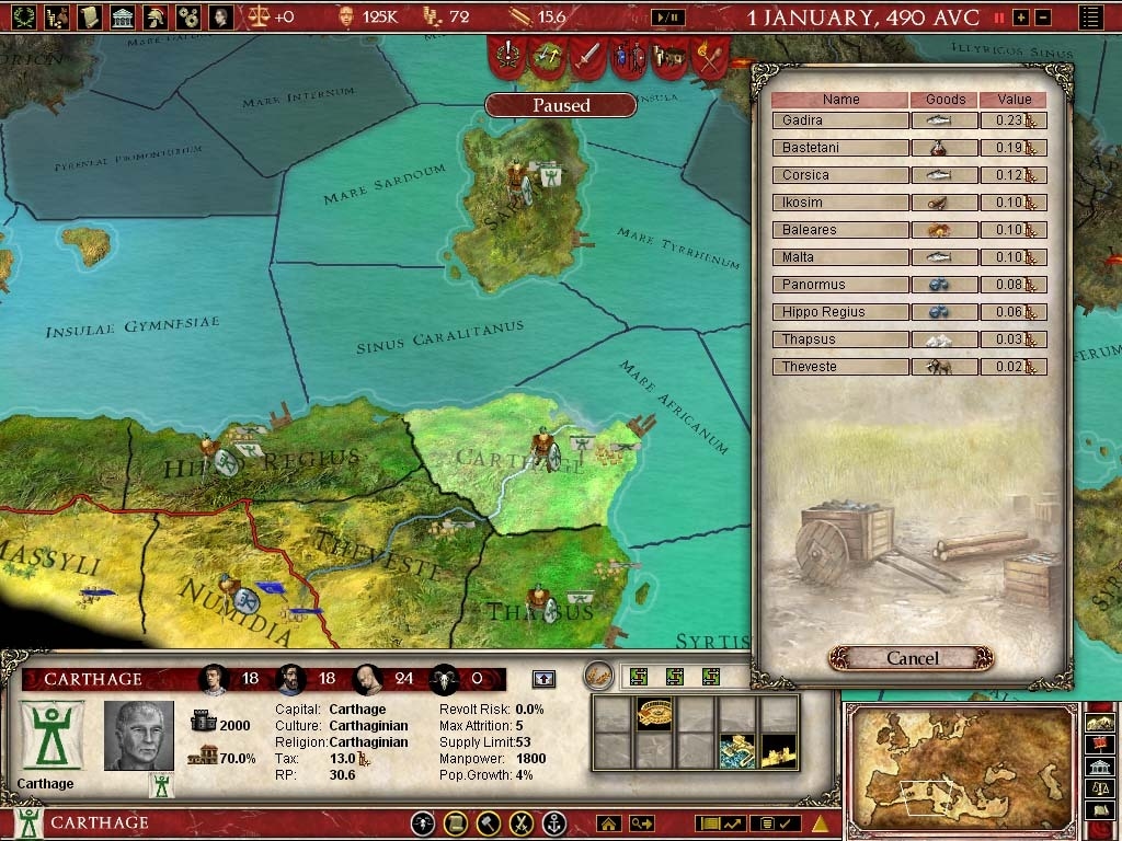 Europa Universalis: Rome - Gold Edition Screenshot 5