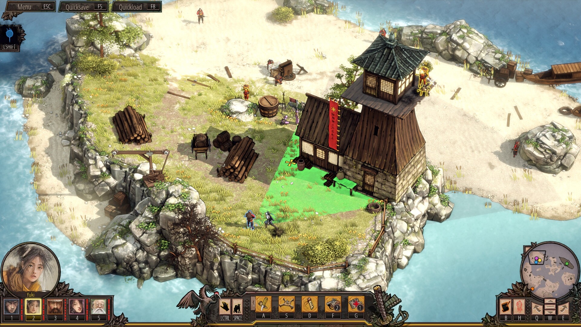 Shadow Tactics: Aiko's Choice Screenshot 3