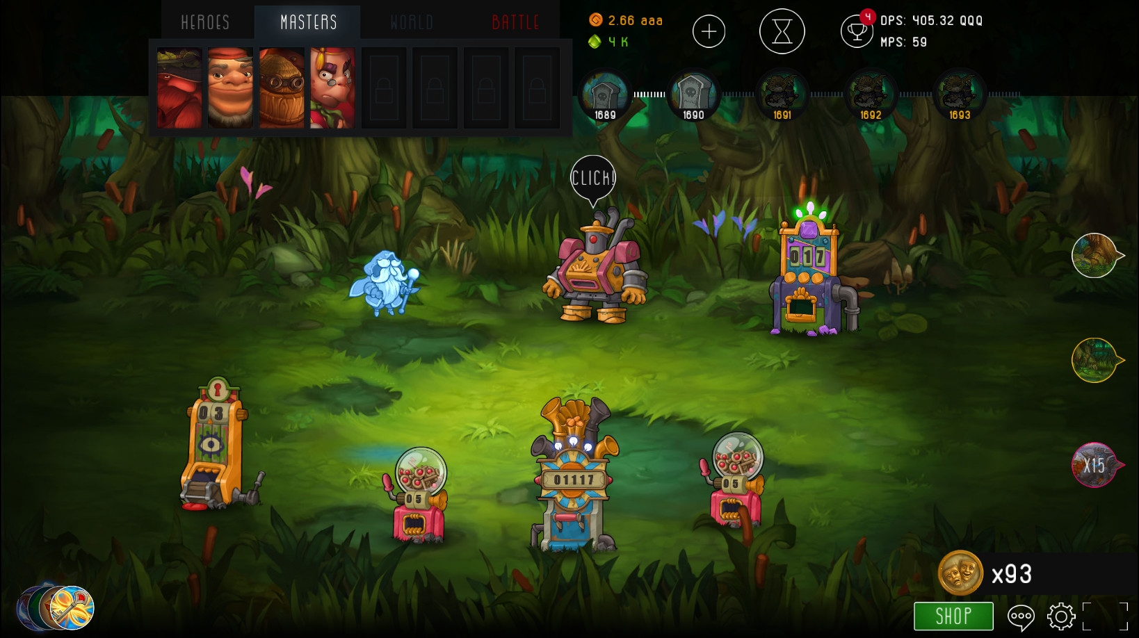 Tap Adventure: Time Travel Screenshot 1