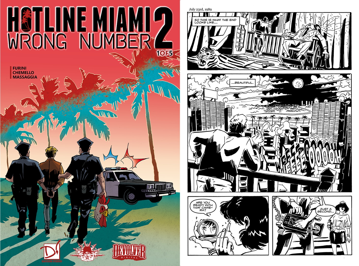 Hotline Miami 2: Wrong Number Digital Comic Screenshot 2