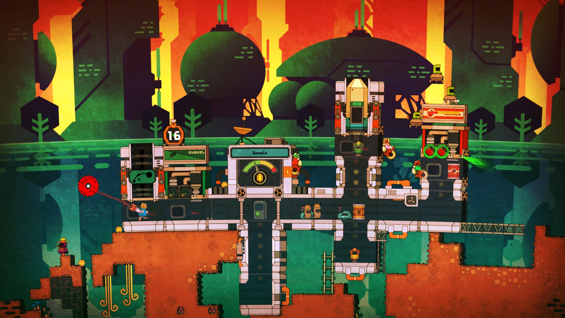 PixelJunk Nom Nom Galaxy Screenshot 2