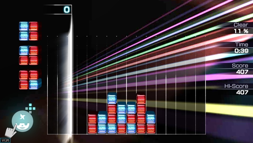 Lumines Electronic Symphony Screenshot 4