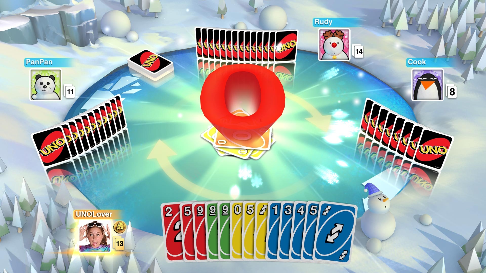 UNO - Winter Theme Screenshot 3