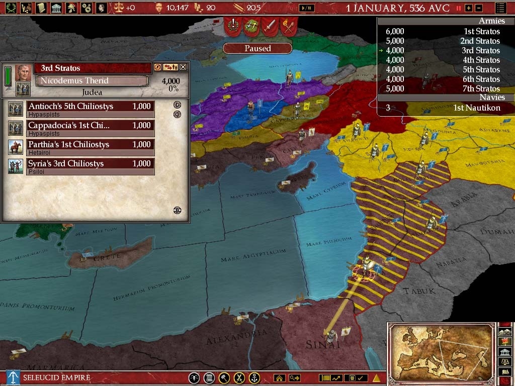 Europa Universalis: Rome - Gold Edition Screenshot 7