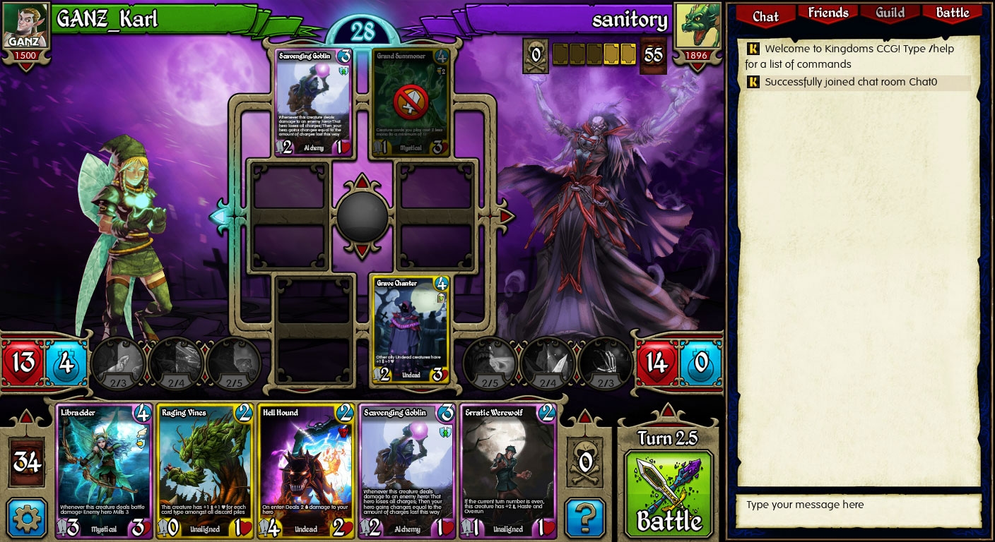 Kingdoms CCG Screenshot 2
