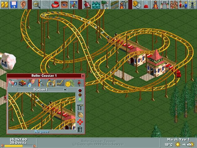 RollerCoaster Tycoon Screenshot 3