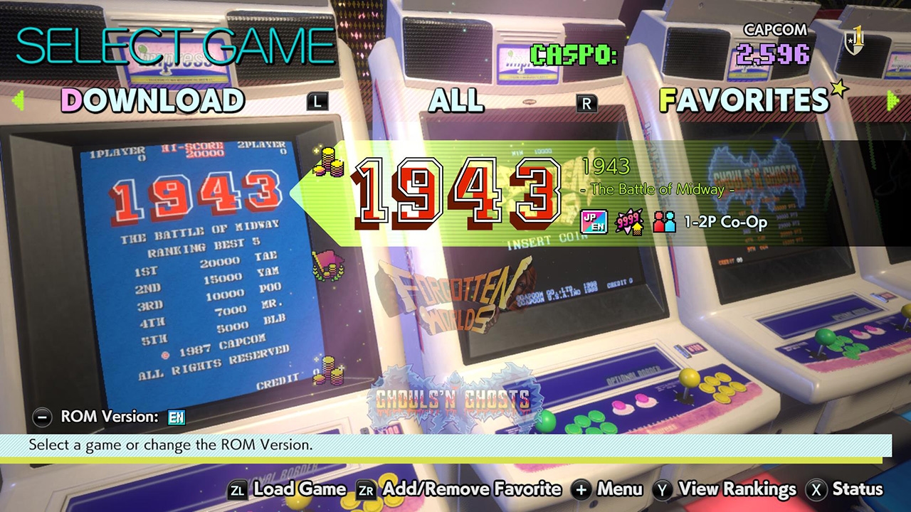 Capcom Arcade Stadium Screenshot 2