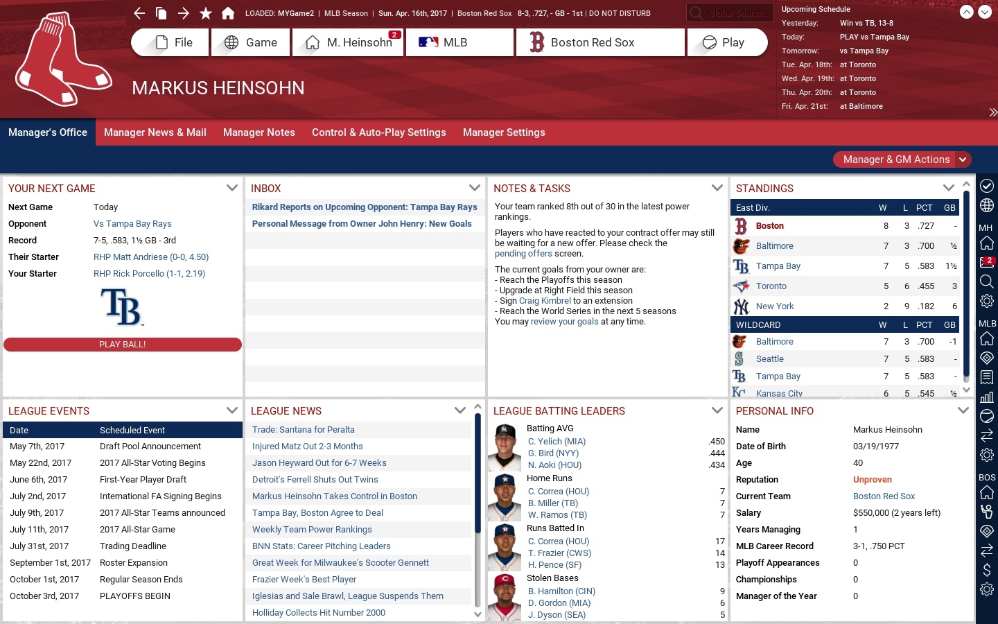 Out of the Park Baseball 18 Screenshot 5