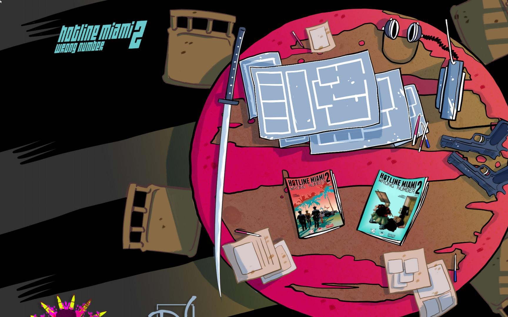 Hotline Miami 2: Wrong Number Digital Comic Screenshot 5