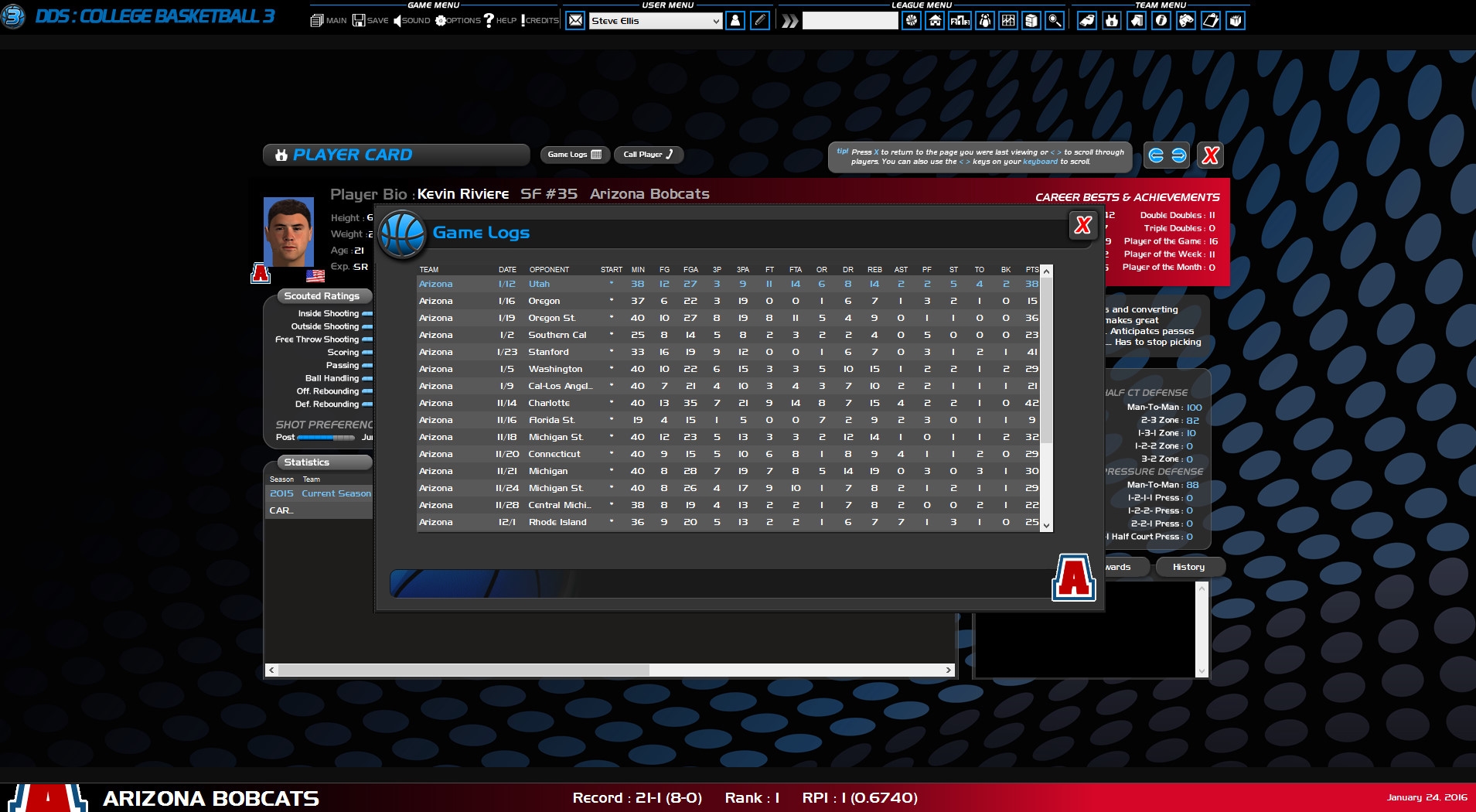 Draft Day Sports College Basketball 3 Screenshot 3