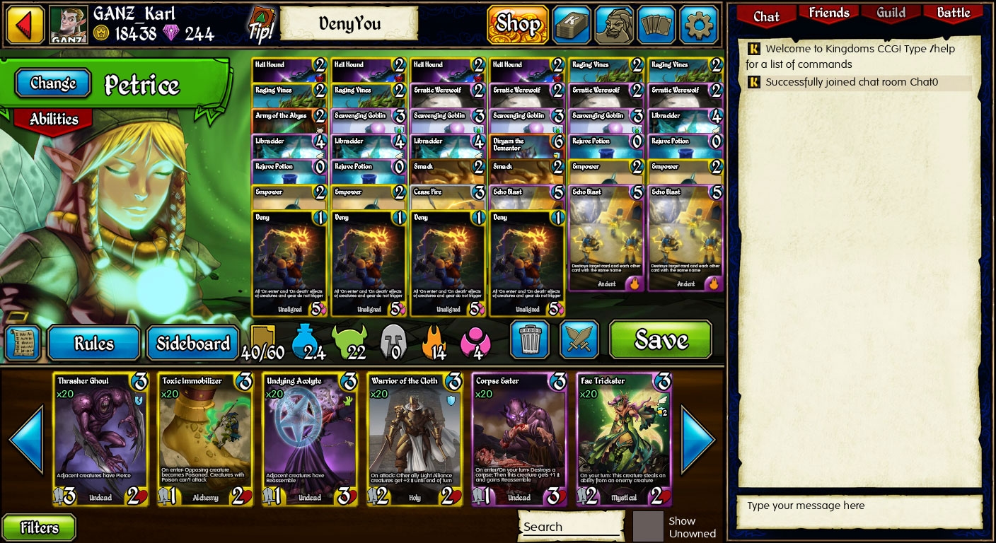 Kingdoms CCG Screenshot 4