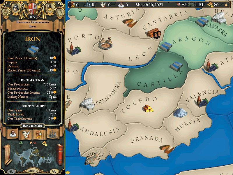 Europa Universalis II Screenshot 6