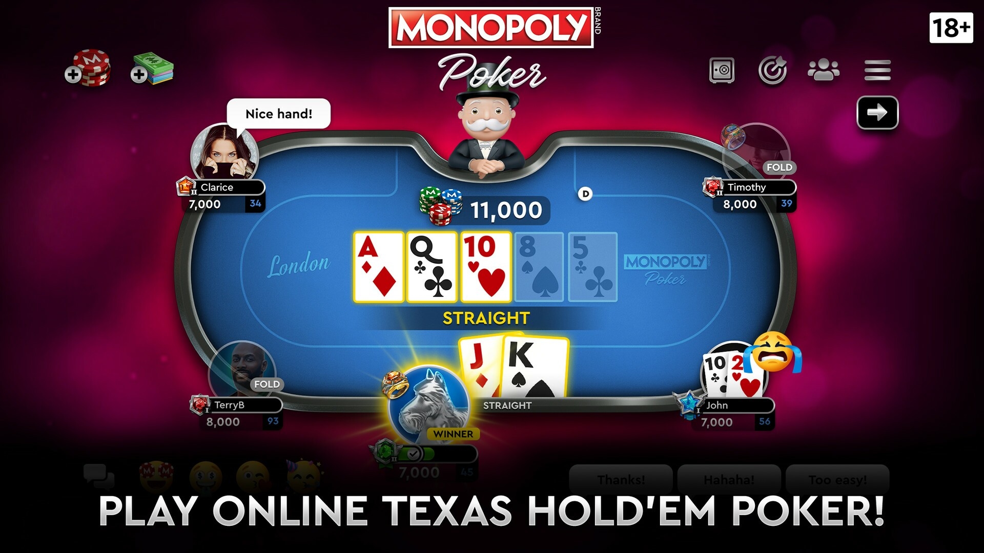 MONOPOLY Poker Screenshot 2