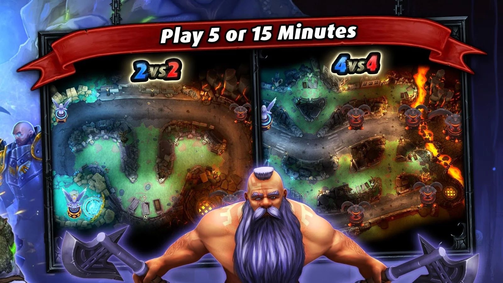 Heroes of SoulCraft - Arcade MOBA Screenshot 2
