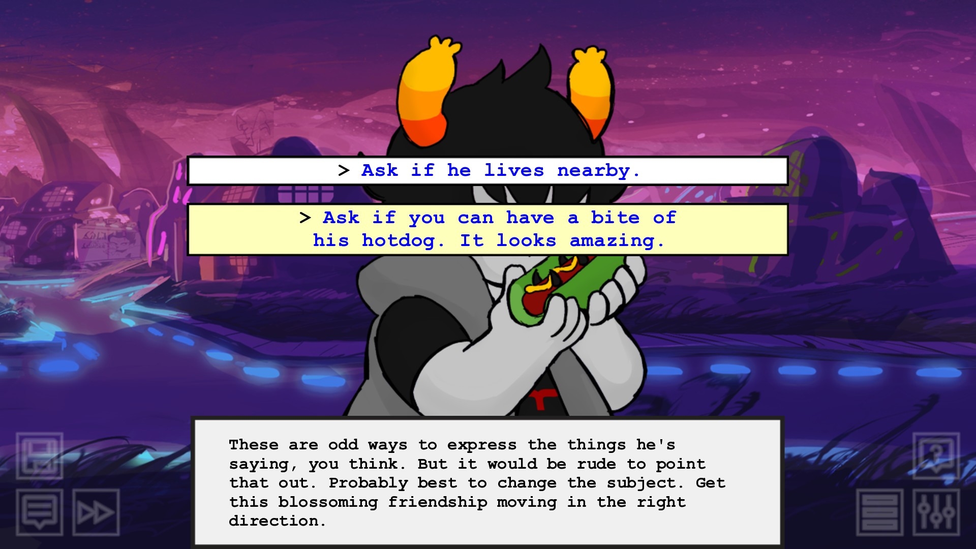 Hiveswap Friendsim Screenshot 4
