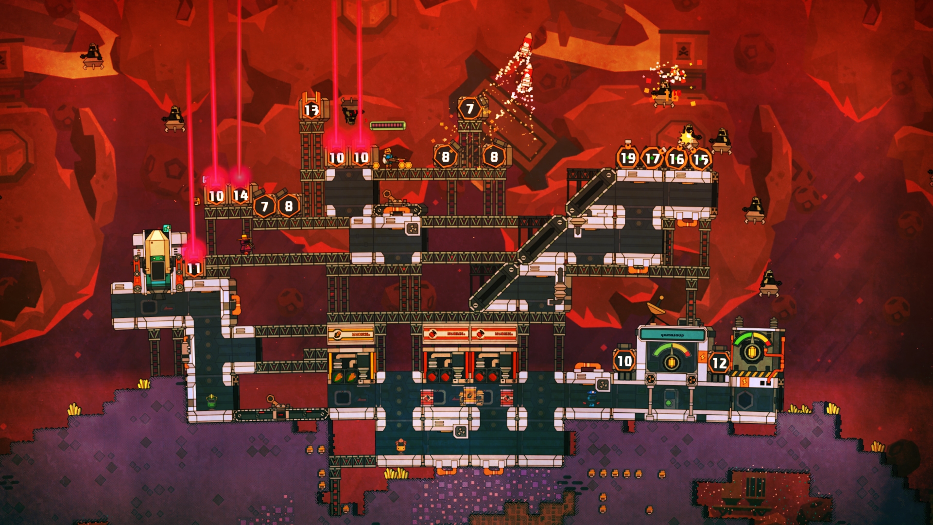 PixelJunk Nom Nom Galaxy Screenshot 3