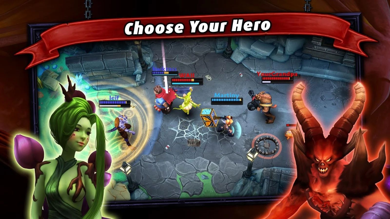 Heroes of SoulCraft - Arcade MOBA Screenshot 3