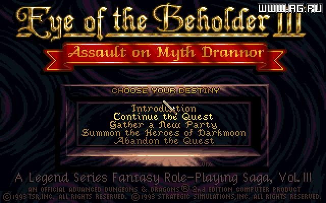Eye of the Beholder 3: Assault on Myth Drannor Screenshot 5