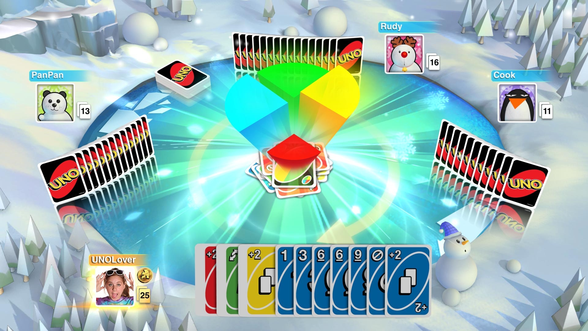 UNO - Winter Theme Screenshot 4