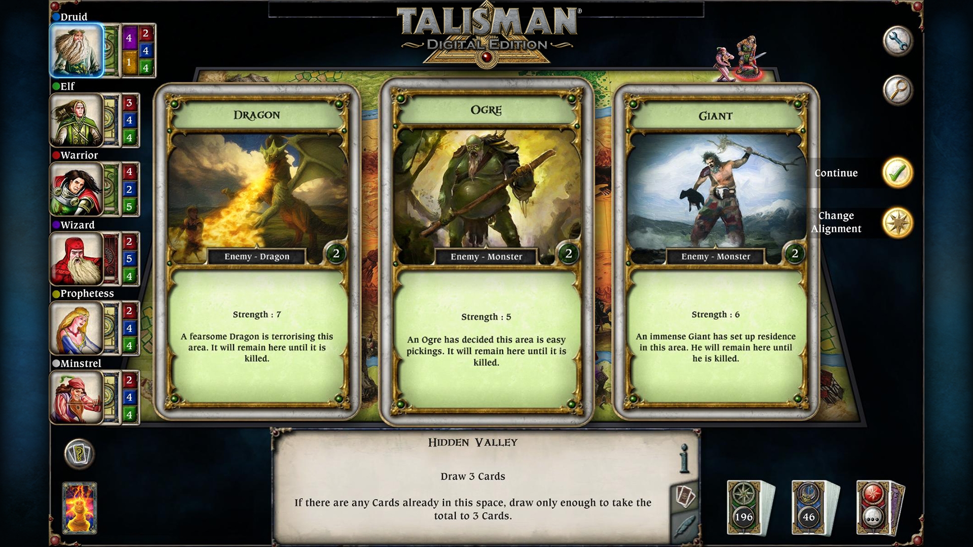 Talisman: Digital Edition Screenshot 2